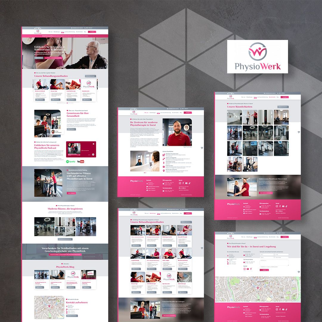Webdesign Agentur Makro-Media Kundenreferenz Physiotherapeut