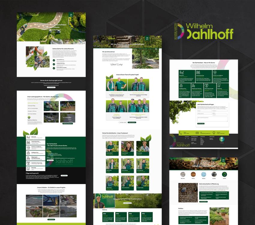Webdesign Agentur Makro-Media - Webdesign Mockup eines Kunden